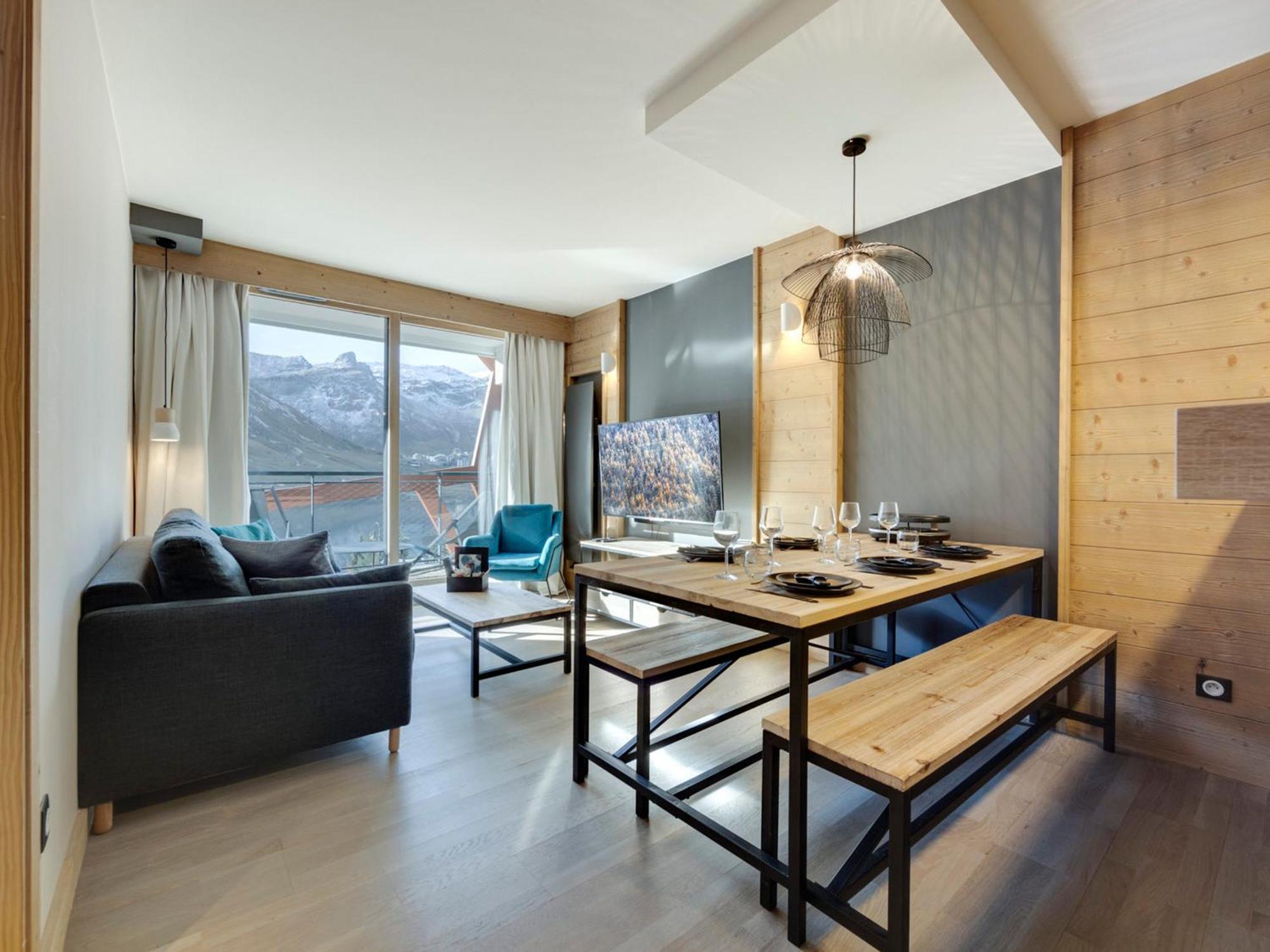 Appartement Moderne Au Coeur De Tignes, 2 Chambres, Balcon, Wifi, Linge Fourni - Fr-1-641-3 Exterior foto